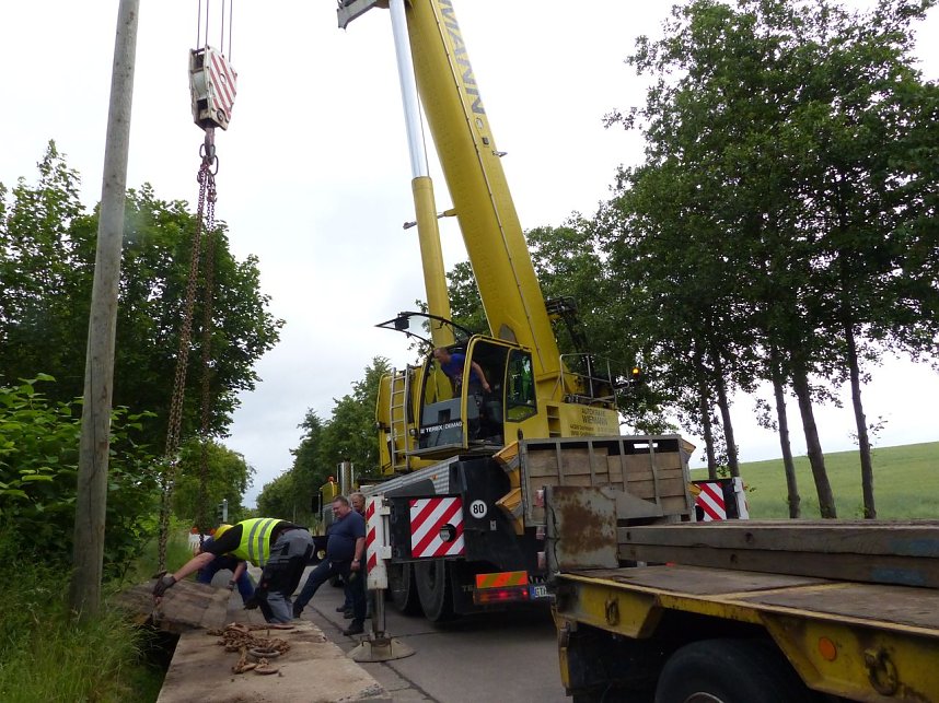 Neuer Trafo wurde gesetzt