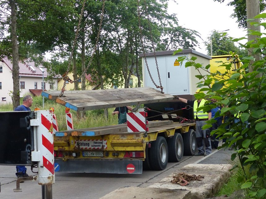 Neuer Trafo wurde gesetzt
