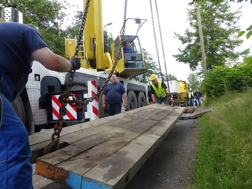 Neuer Trafo wurde gesetzt