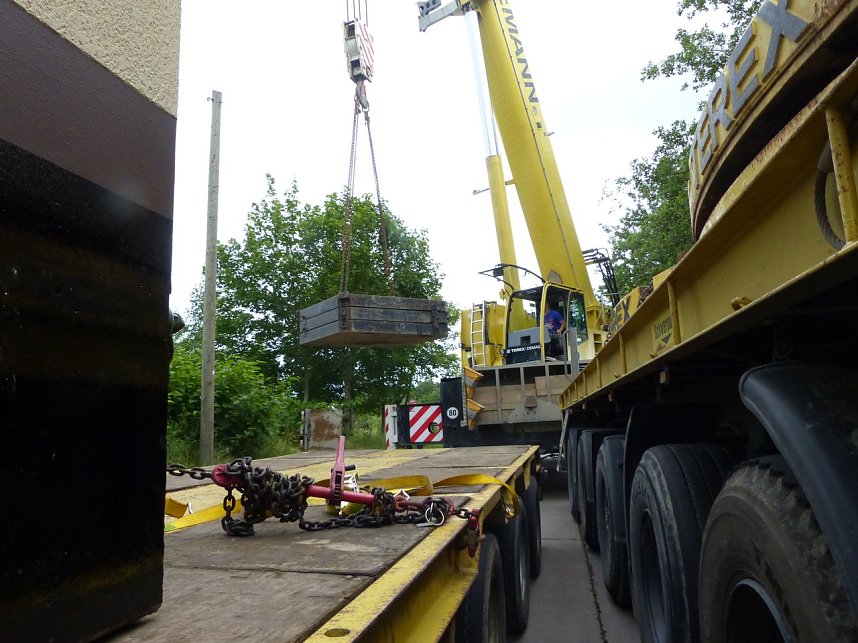 Neuer Trafo wurde gesetzt