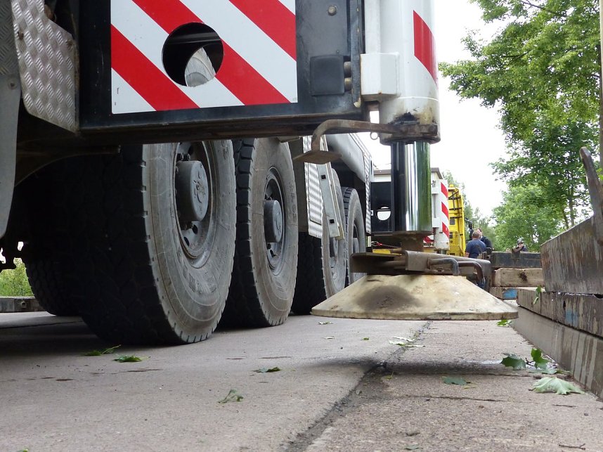 Neuer Trafo wurde gesetzt