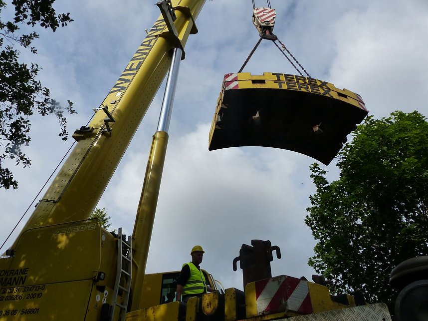 Neuer Trafo wurde gesetzt