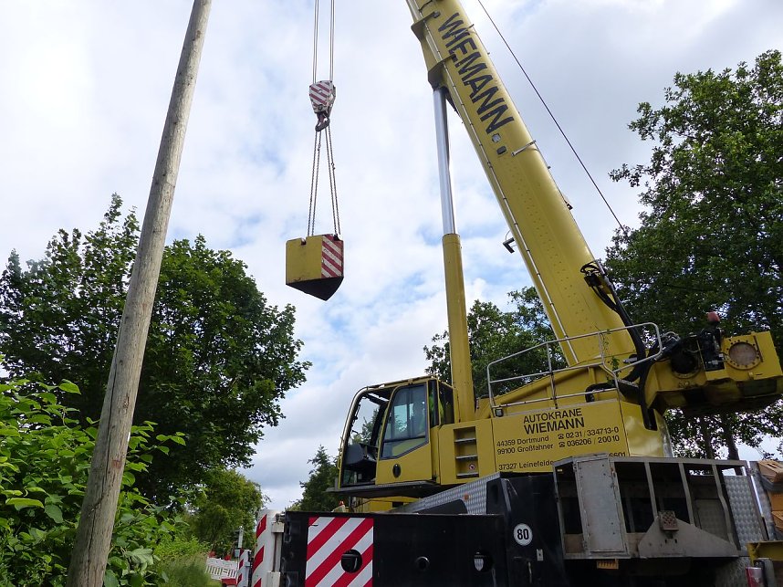 Neuer Trafo wurde gesetzt