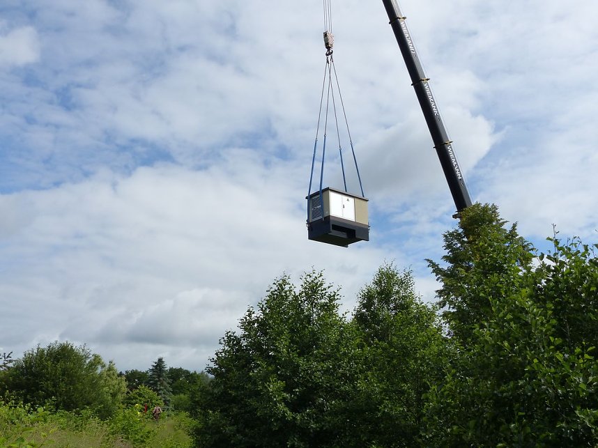 Neuer Trafo wurde gesetzt