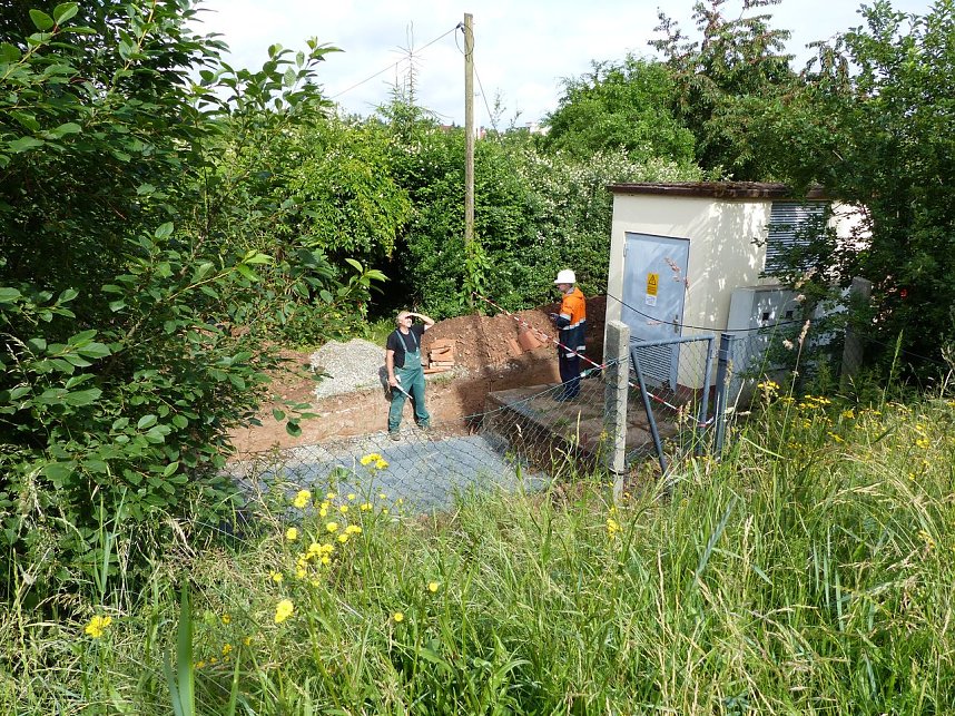 Neuer Trafo wurde gesetzt