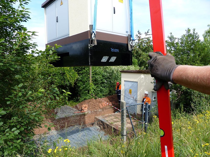 Neuer Trafo wurde gesetzt