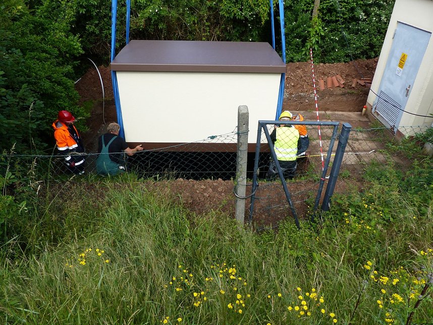 Neuer Trafo wurde gesetzt