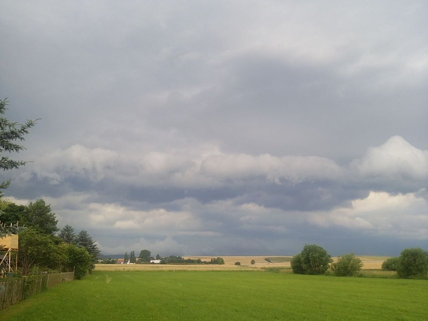 Unwetter &uuml;ber Bleicherode