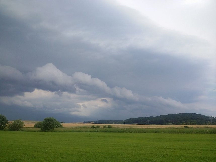 Unwetter &uuml;ber Bleicherode