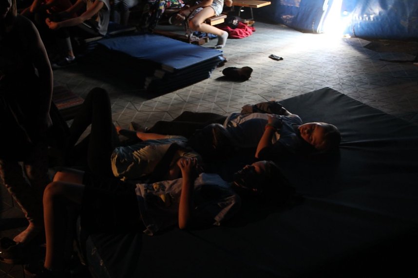 Zirkus macht stark - 55 Kinder konnten diese Woche im Zappelini Zelt ihr eigenes St&uuml;ck proben