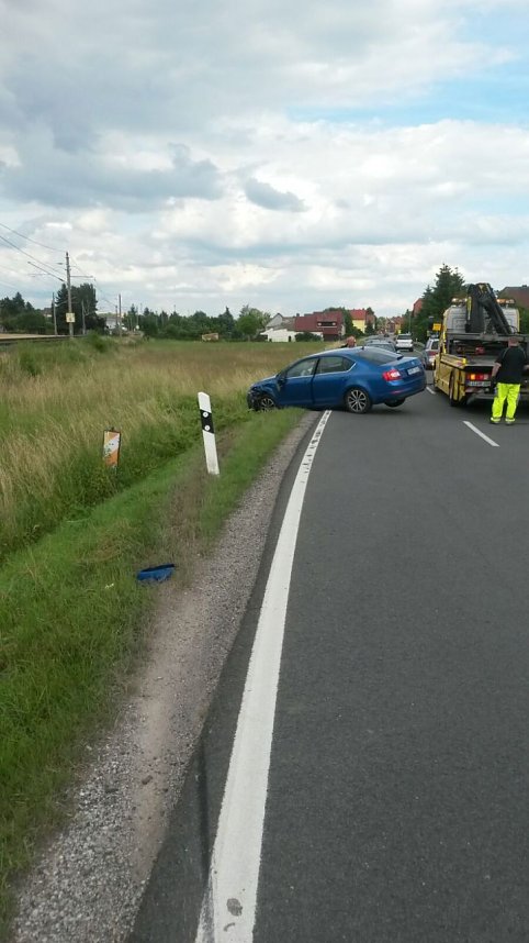 Unfall zwischen Wipperdorf und Bleicherode