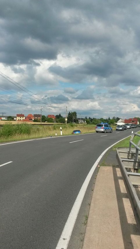 Unfall zwischen Wipperdorf und Bleicherode