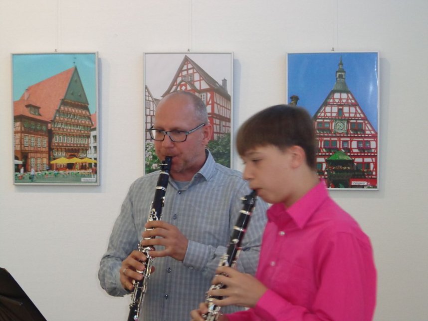 Vernissage in der Galerie der Kreissparkasse Nordhausen