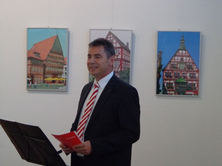 Vernissage in der Galerie der Kreissparkasse Nordhausen