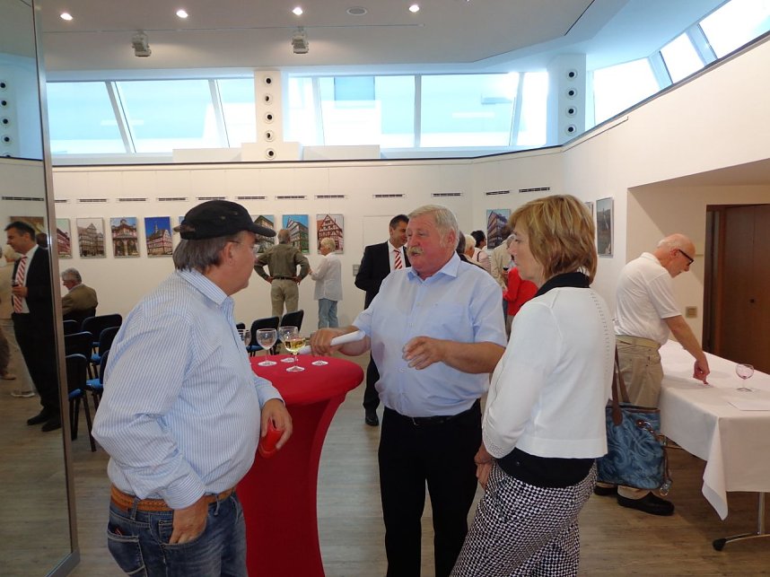 Vernissage in der Galerie der Kreissparkasse Nordhausen