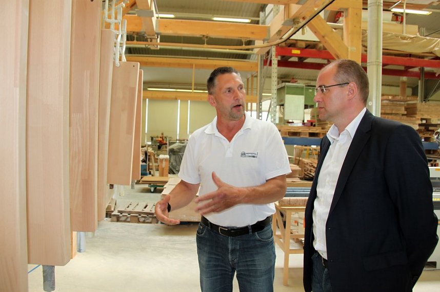 Landrat vor Ort: Besuch in Sollstedt