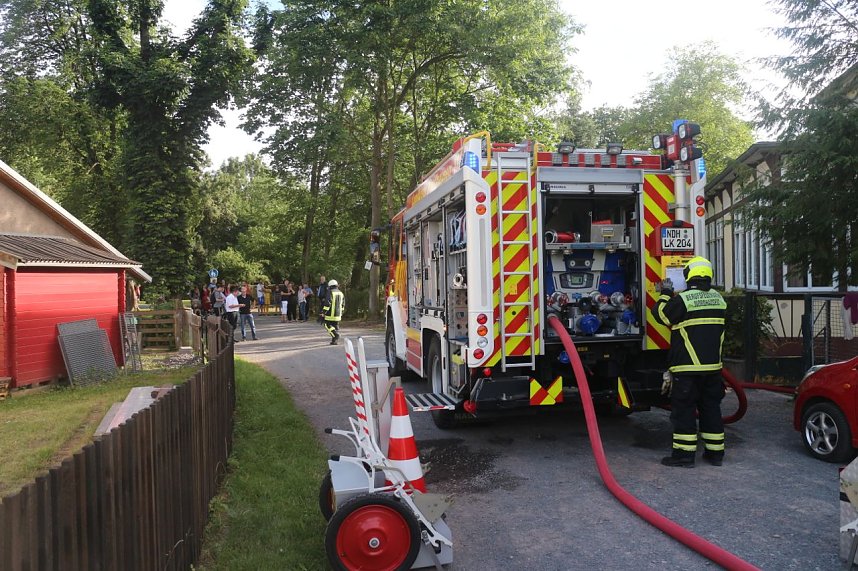 Brand in der "Frohen Zukunft" in Nordhausen