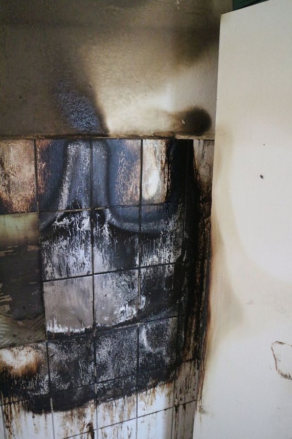 Brand in der "Frohen Zukunft" in Nordhausen