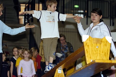 Kindergartensporttag in der Wiedigsburghalle