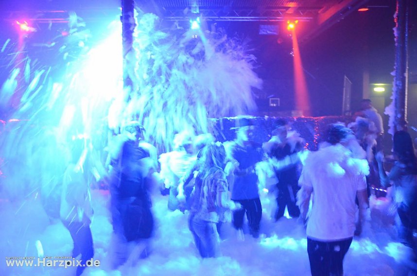 Schaumparty in der Webe