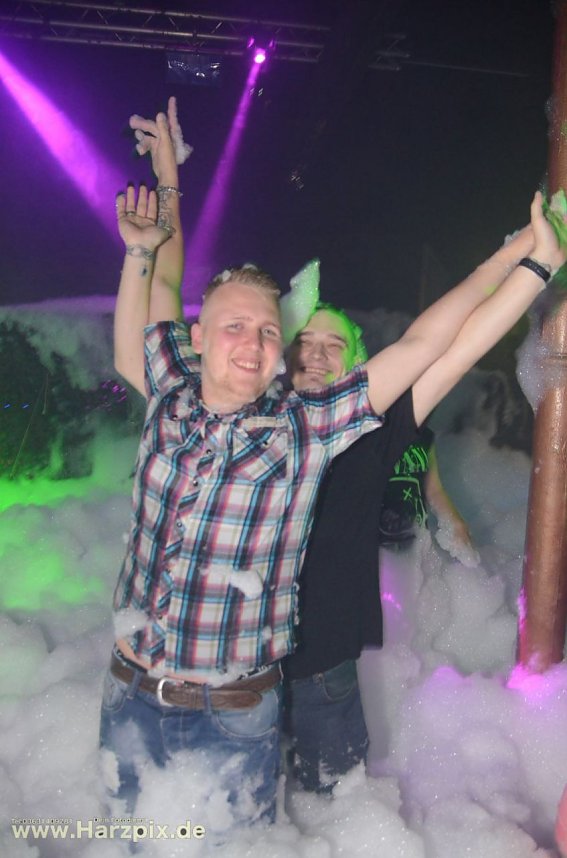 Schaumparty in der Webe