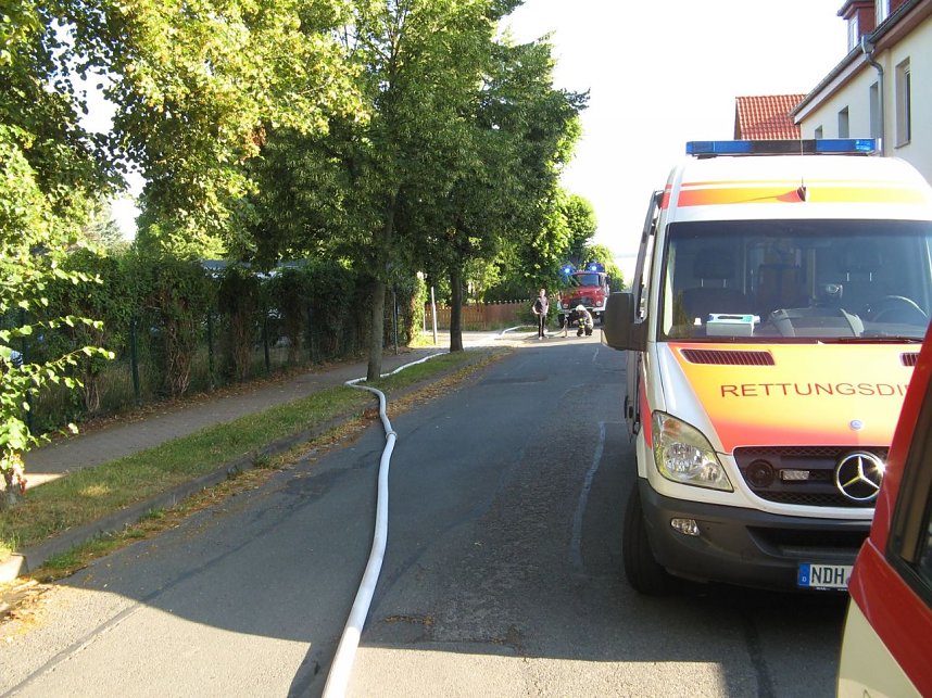 Verletzte bei Brand in Bleicherode