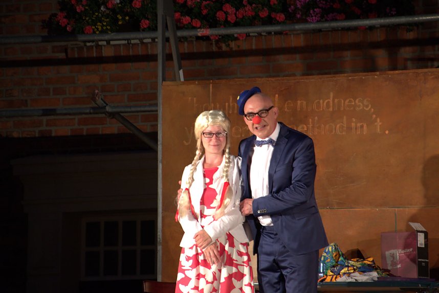 Peter Blei im "Sketch Club" - Irmgard von Topf & Klaus-Dieter Henkel pr&auml;sentierten ihr neues Programm