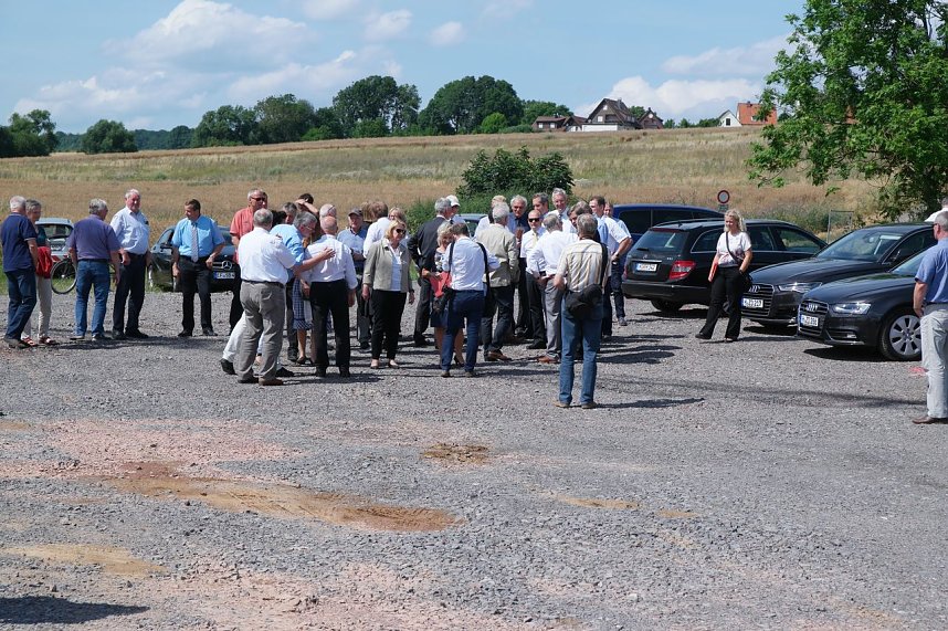 Grundstein f&uuml;r Ortsumfahrung Mackenrode gelegt