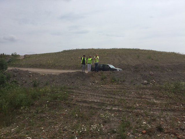 Besichtigung der Halde