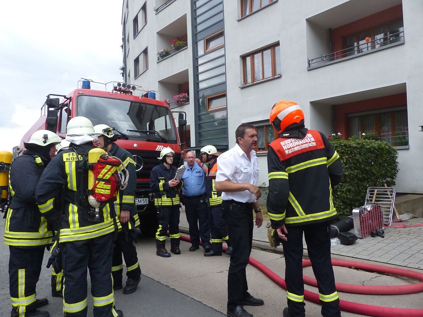 Kellerbrand in Nordhausen