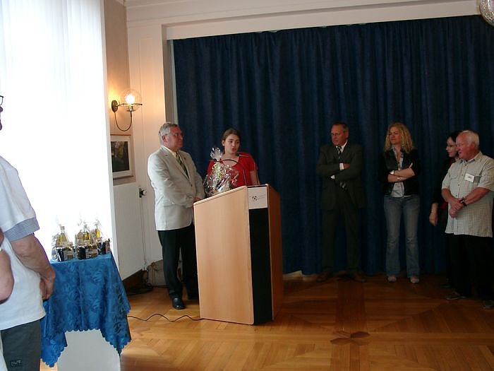 Bei Freunden geschwommen