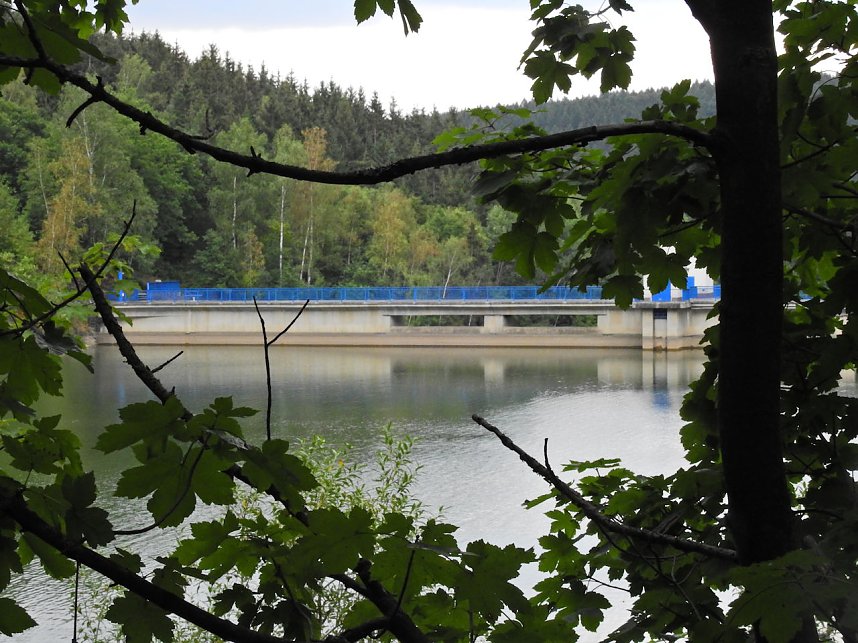Peter Blei unterwegs an der Talsperre Wippra