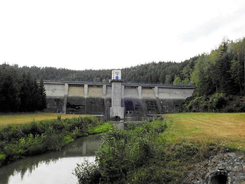 Peter Blei unterwegs an der Talsperre Wippra