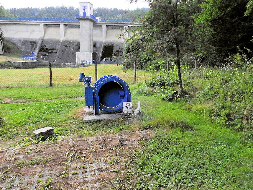 Peter Blei unterwegs an der Talsperre Wippra