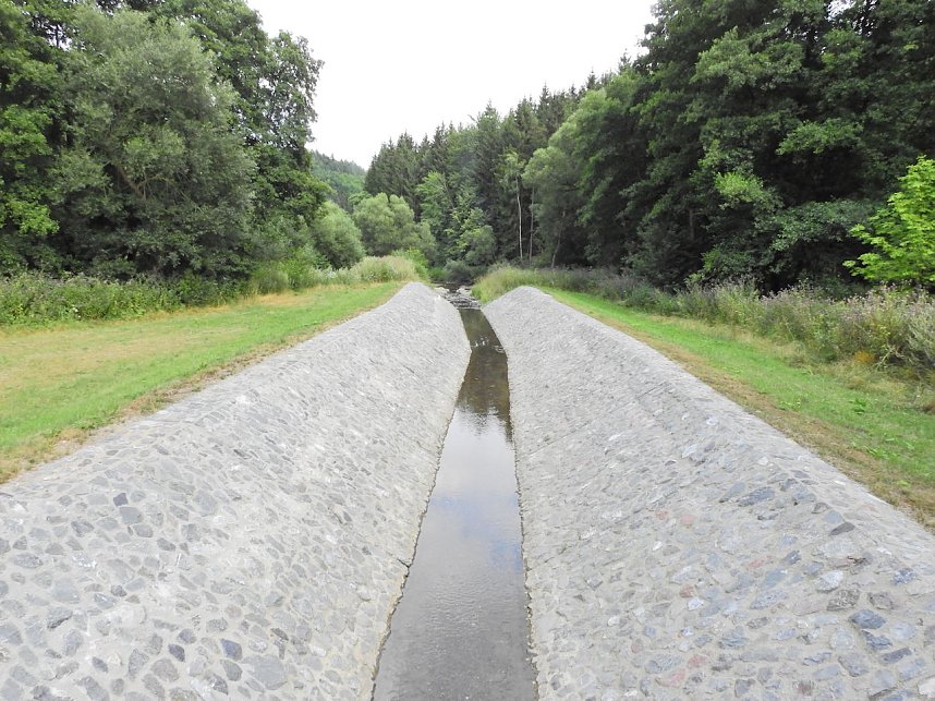 Peter Blei unterwegs an der Talsperre Wippra