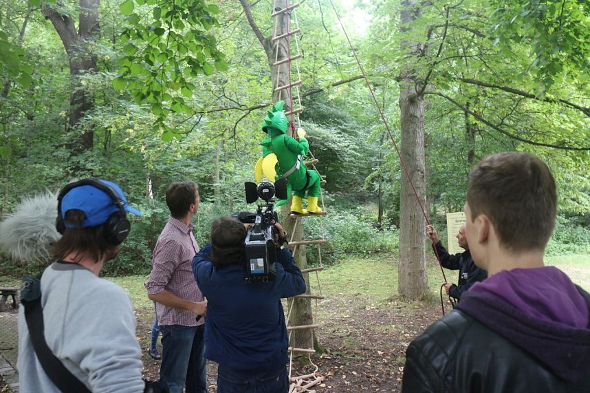 Tabaluga zu Besuch im Jugendg&auml;stehaus Rothleimm&uuml;hle