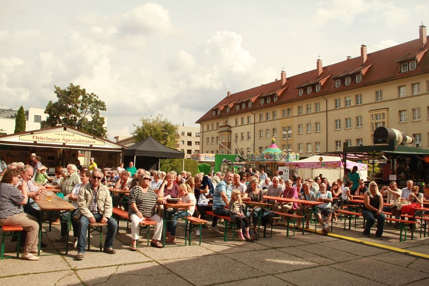 Die Altstadtoriginale um Hannechen Vogelstange er&ouml;ffneten heute Nachmittag das 22. Nordh&auml;user Altstadtfest