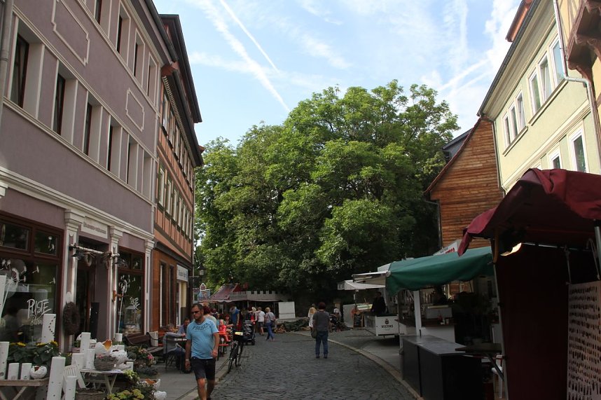 Die Altstadtoriginale um Hannechen Vogelstange er&ouml;ffneten heute Nachmittag das 22. Nordh&auml;user Altstadtfest