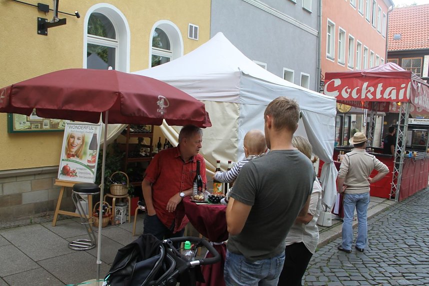 Die Altstadtoriginale um Hannechen Vogelstange er&ouml;ffneten heute Nachmittag das 22. Nordh&auml;user Altstadtfest