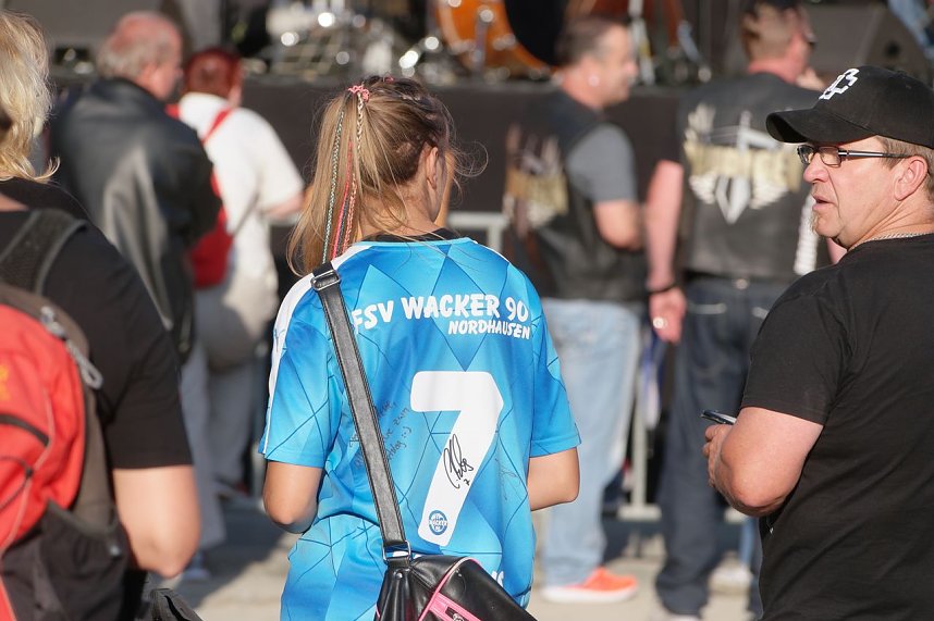 Wacker pr&auml;sentierte sich beim Nordh&auml;user Altstadtfest