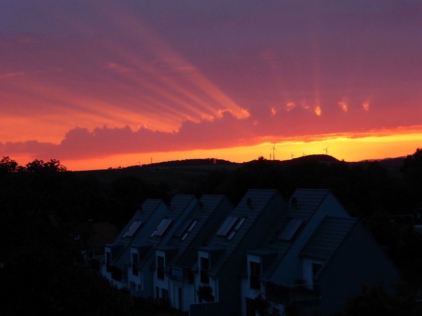 Atemberaubender Sonnenuntergang