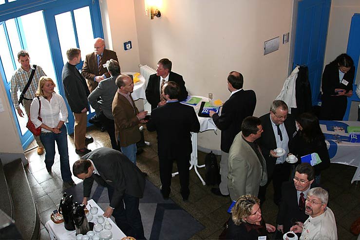 Empfang im Verwaltungsgeb&auml;ude