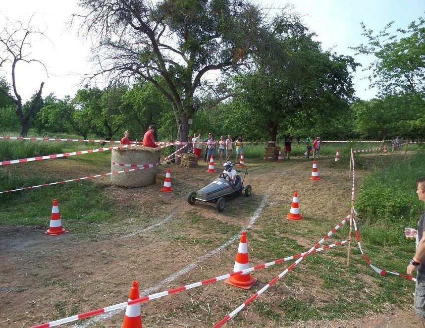 Erstes Seifenkistenrennen im vergangenen Jahr