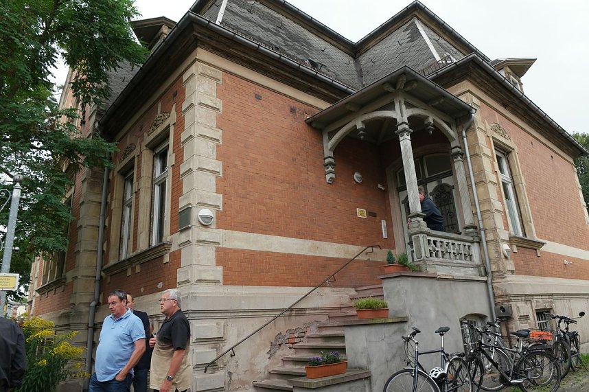 Vereinshaus besichtigt