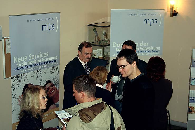 Teilnehmer der Softwaremesse