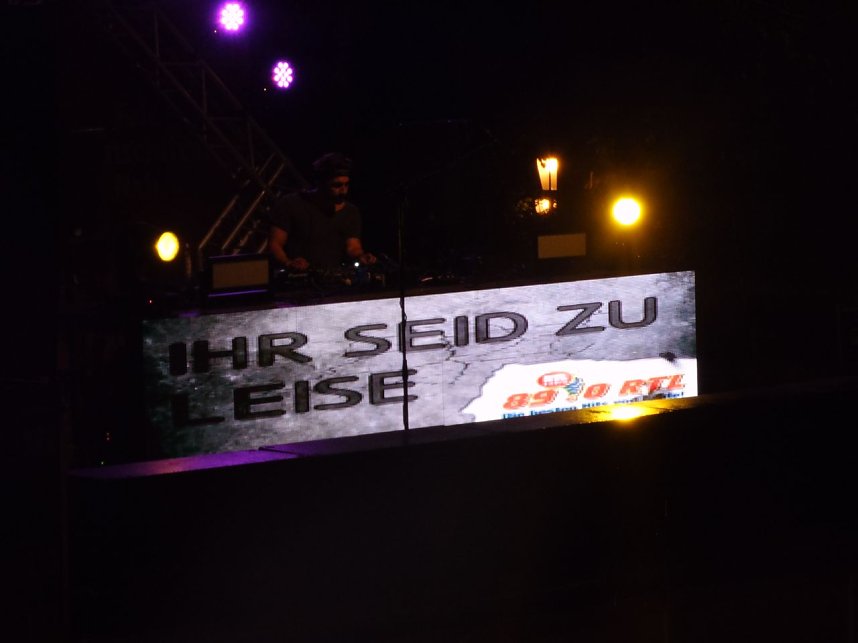 Open-Air-Dancefloor im Gehege