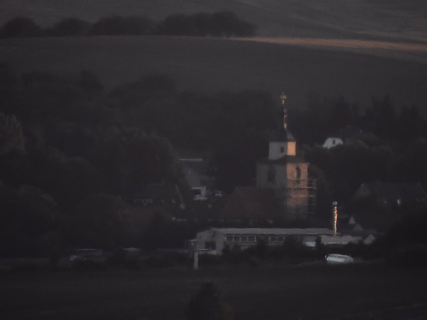 Sonnenuntergang &uuml;ber dem S&uuml;dharz