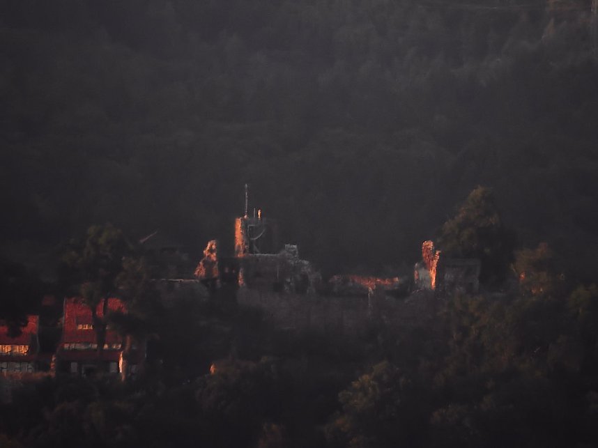 Sonnenuntergang &uuml;ber dem S&uuml;dharz