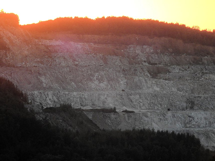 Sonnenuntergang &uuml;ber dem S&uuml;dharz