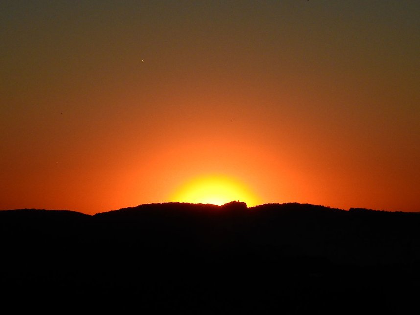 Sonnenuntergang &uuml;ber dem S&uuml;dharz